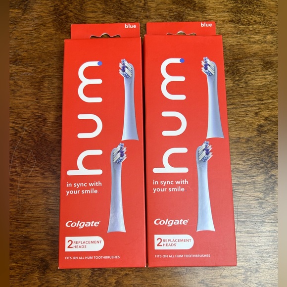 Colgate Hum Electric Toothbrush Replacement Heads - Blue - Picture 3 of 14